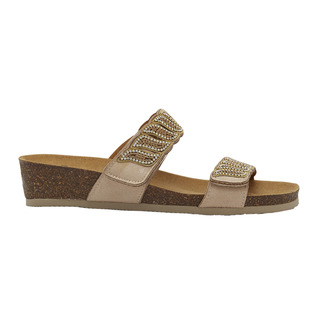 DOHA 2 STRAPS béžové zdravotné papuče