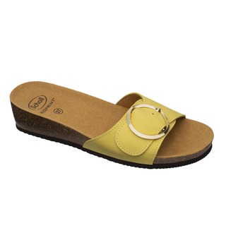 AMALFI MULE - žlté zdravotné papuče