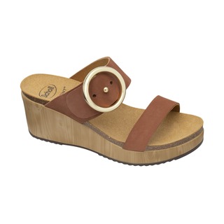 Malibu 'Wedge - Brown Health Plippers