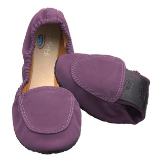 Scholl Pocket Ballerina Moccasin fialové baleríny