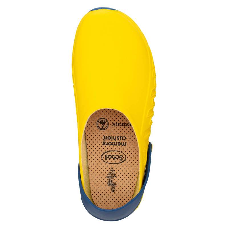 Scholl Clog EVOFLEX žltá pracovná obuv