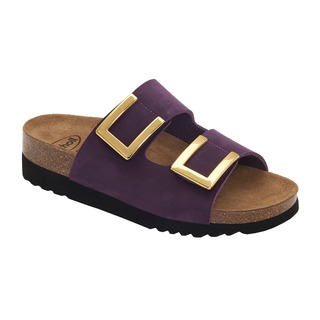 Scholl MONTEREY 2 STRAPS purpurové zdravotné šľapky