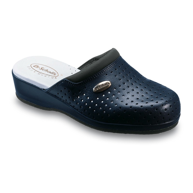 Scholl CLOG BACK GUARD - Modrá pracovná obuv