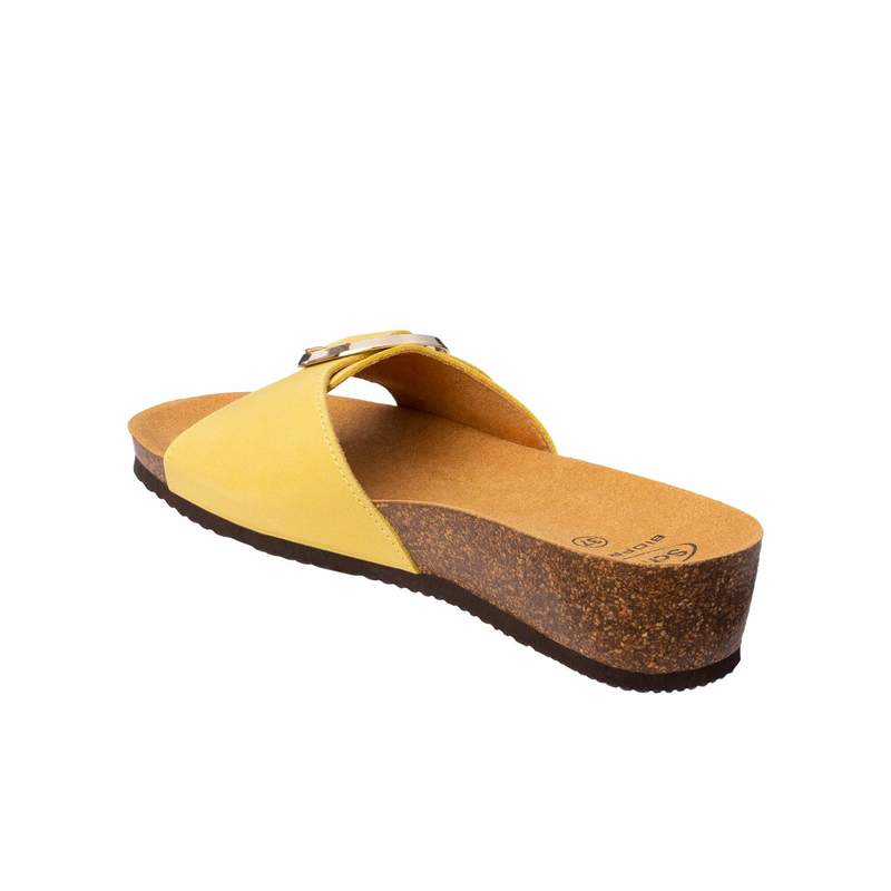 Scholl AMALFI MULE - žlté zdravotné papuče