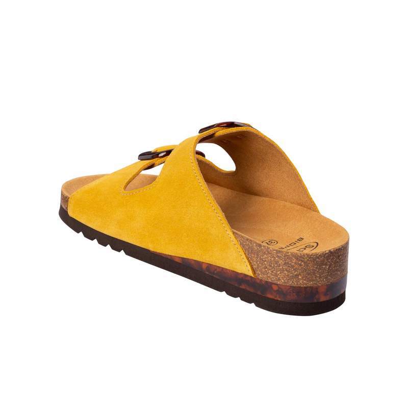Scholl Ilary 2 popruhy žlté papuče zdravia