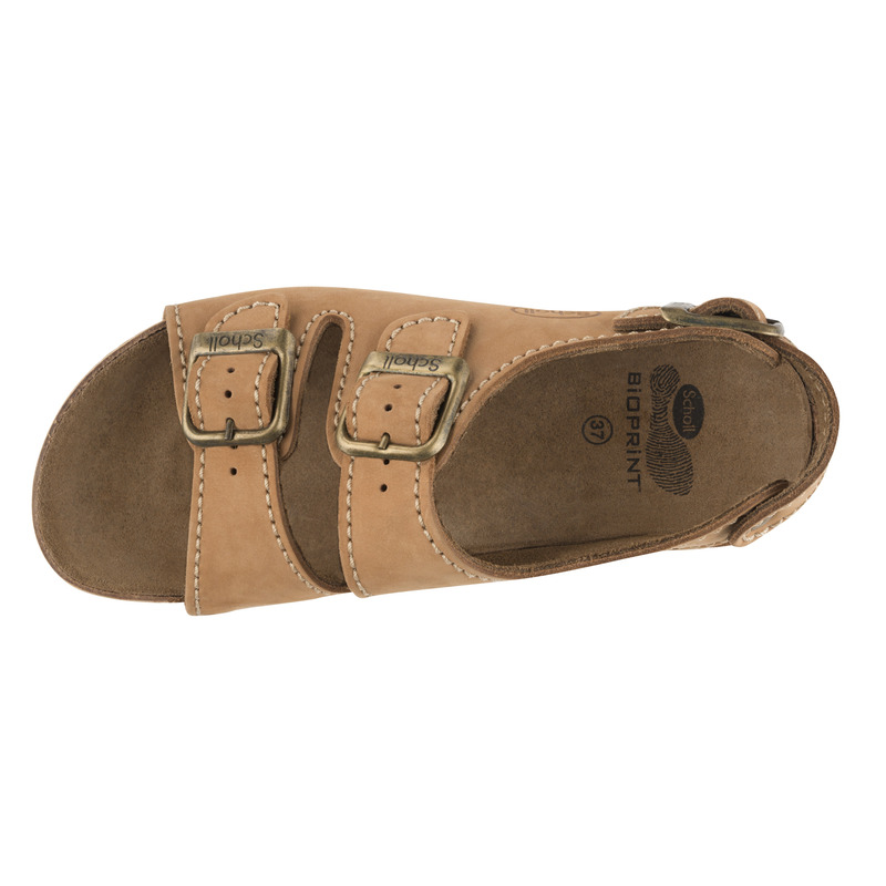 Scholl AIR BAG BACK STRAP s páskou - prírodné zdravotné papuče