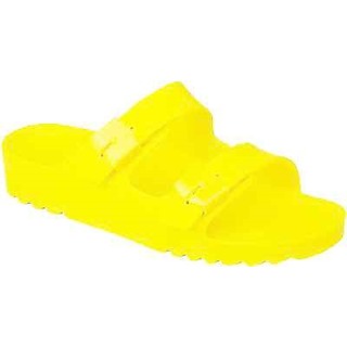SHO BAHIA - neónovo žlté zdravotné papuče