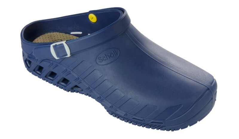 Scholl CLOG EVO modrá pracovná obuv