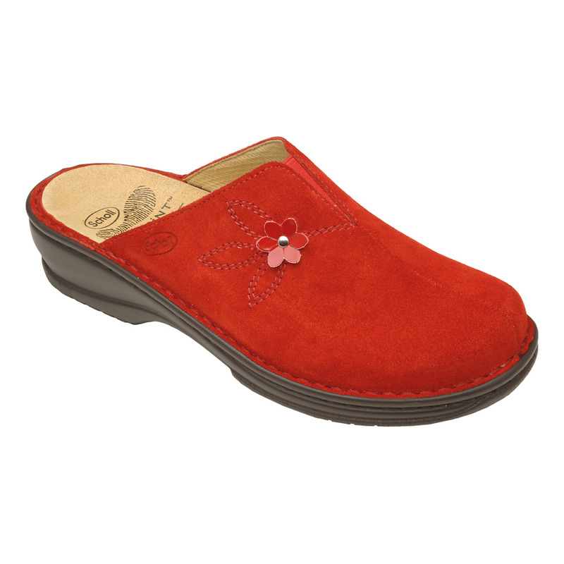 Scholl EDITH domáce červená papuče