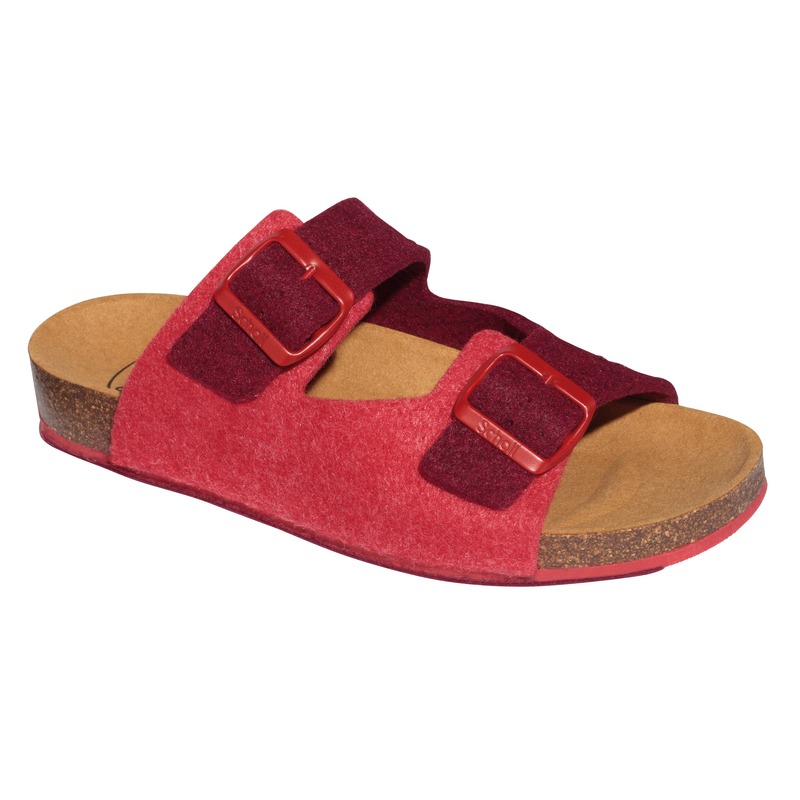 Scholl SPIKEY8 - červené zdravotné papuče