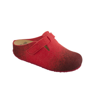 RENLI červená domáca obuv