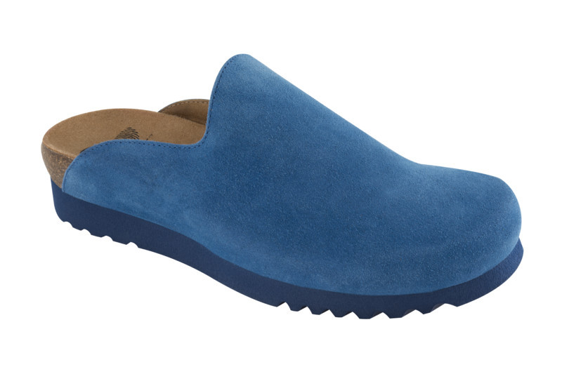Scholl Sirdálne modré domáce topánky