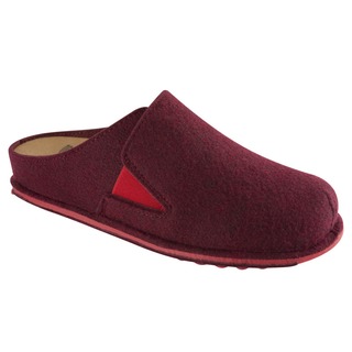 Spikey5 Tmavo červené domáce topánky