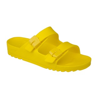 Scholl BAHIA - žlté zdravotné papuče