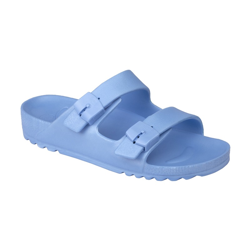 Scholl BAHIA - svetlo modré zdravotné papuče