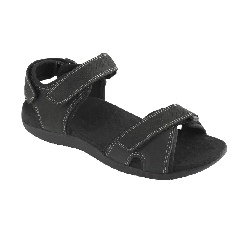 Scholl BARWON čierne zdravotné sandále