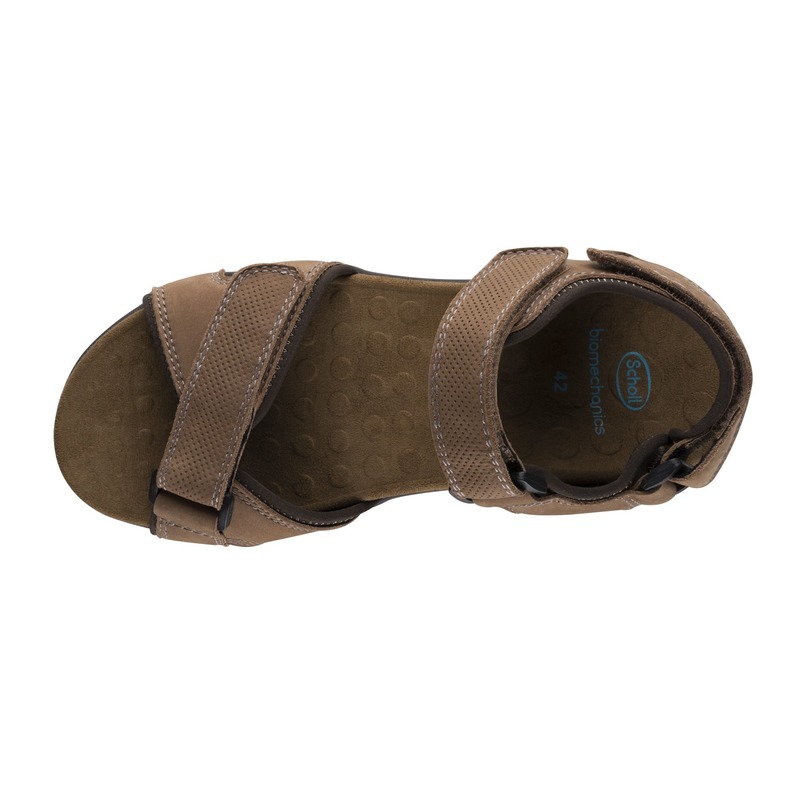 Scholl BARWON hnedé zdravotné sandále
