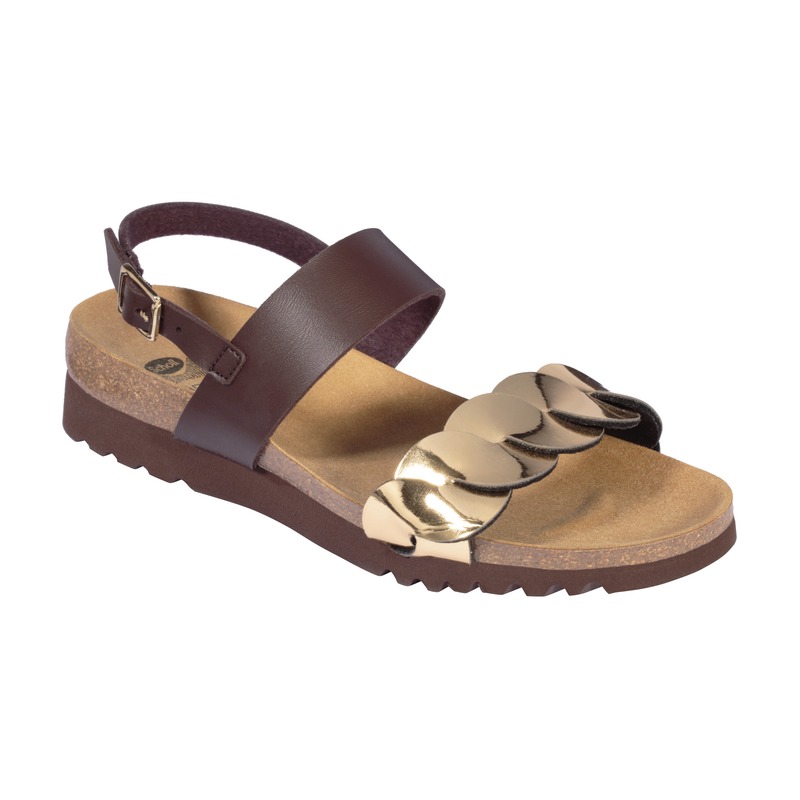 Scholl JADA SANDAL - hnedé zdravotné sandále