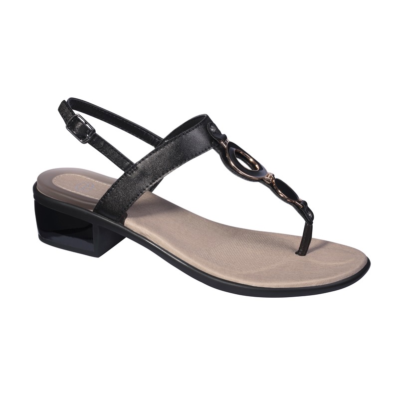 Scholl YOKO FLIP-FLOP čierne zdravotné sandále
