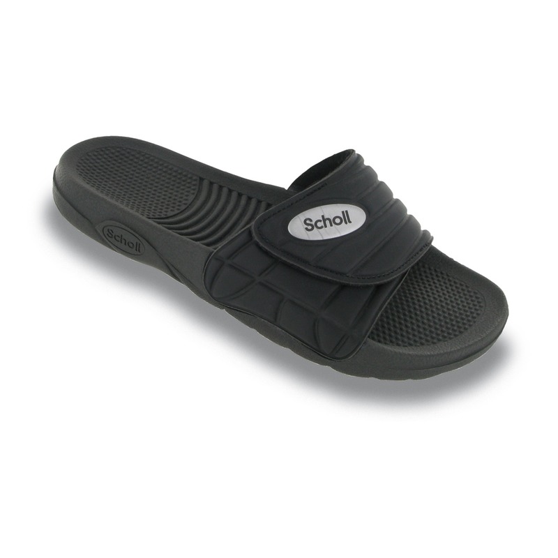 Scholl Nautilus - čierne zdravotné papuče