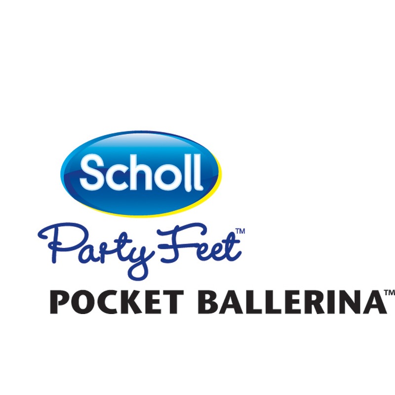 Scholl Pocket Balerina Paillettes - zlaté baleríny